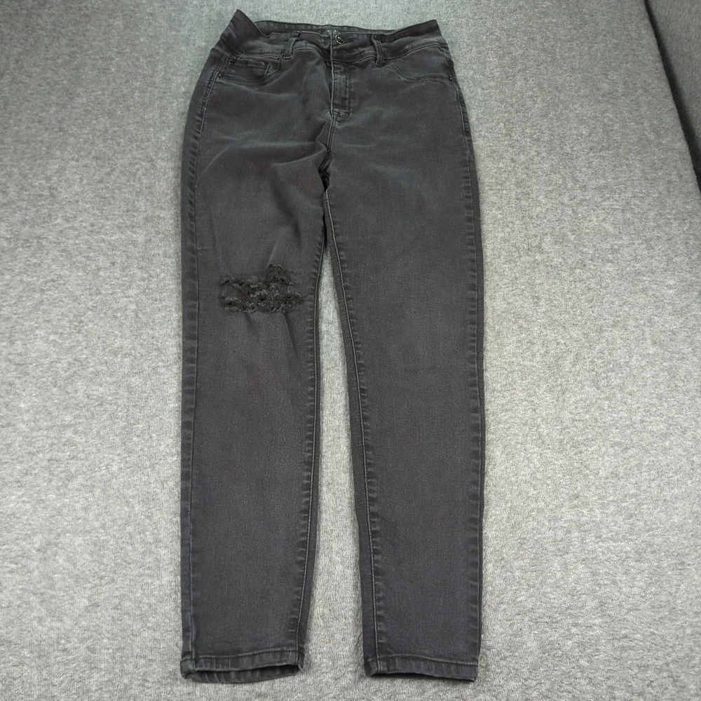 Curve Appeal Jeans Womens 31 Black‎ Curve Creator High Rise Skinny Stretch